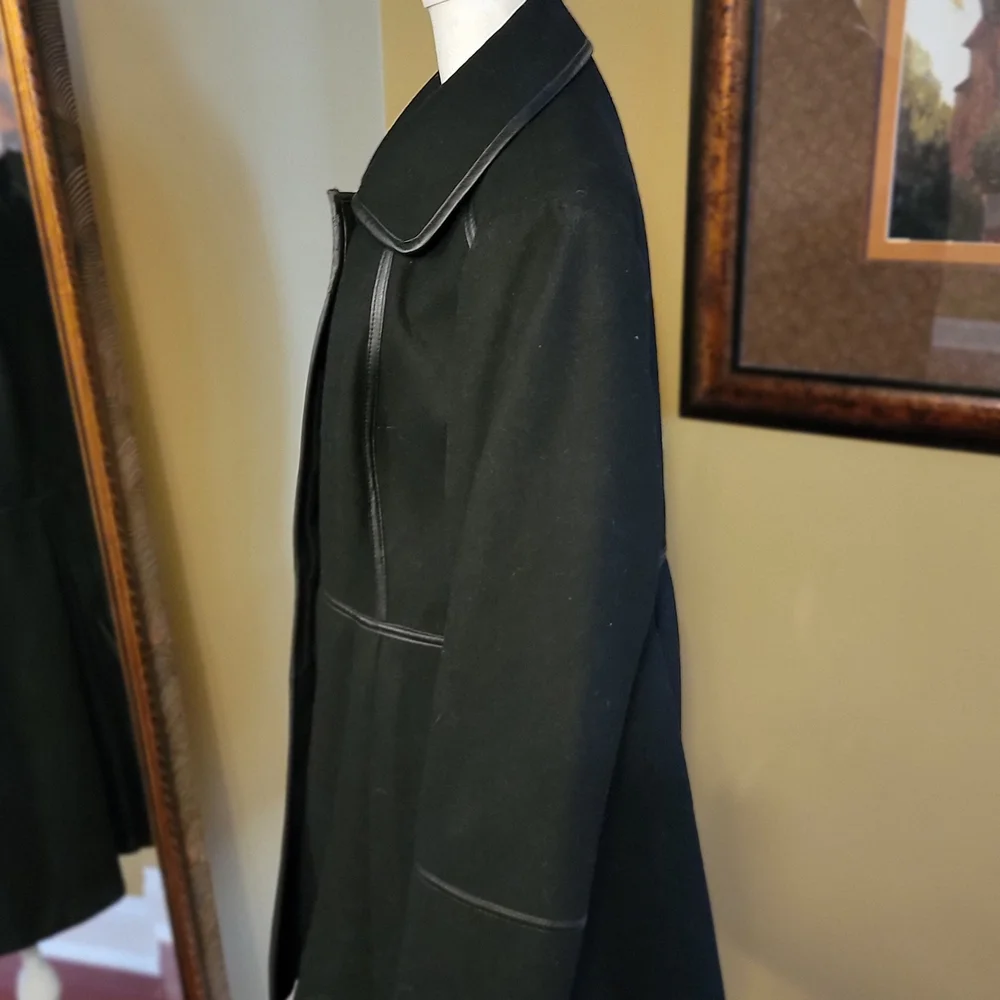 Apt. 9 Black Trench Coat for Women - Picture 5 of 7